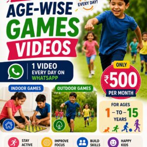 Daily Kids Activities at Home – Delivered on WhatsApp