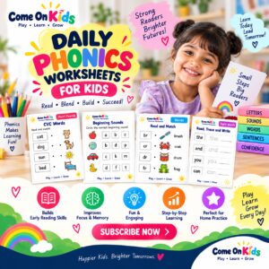 Daily Phonics Worksheets for Kids